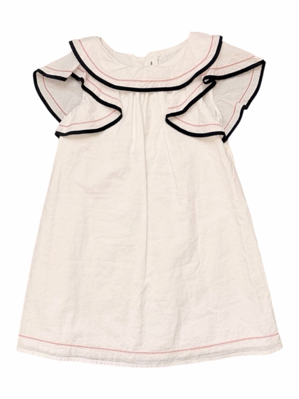 Janie and Jack Kids White Sun Dress Size 4